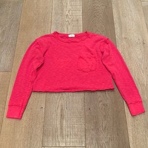 Anthropologie t.la Cropped Long Sleeve